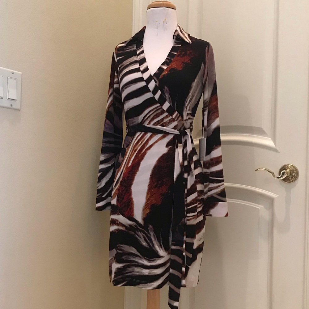 NWT Calvin Klein classic knit wrap dress